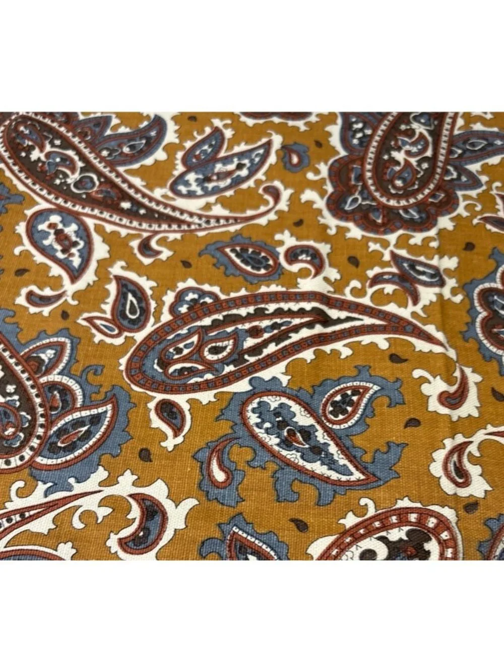 Bohemian Paisley Print Upholstery Fabric 19x44
